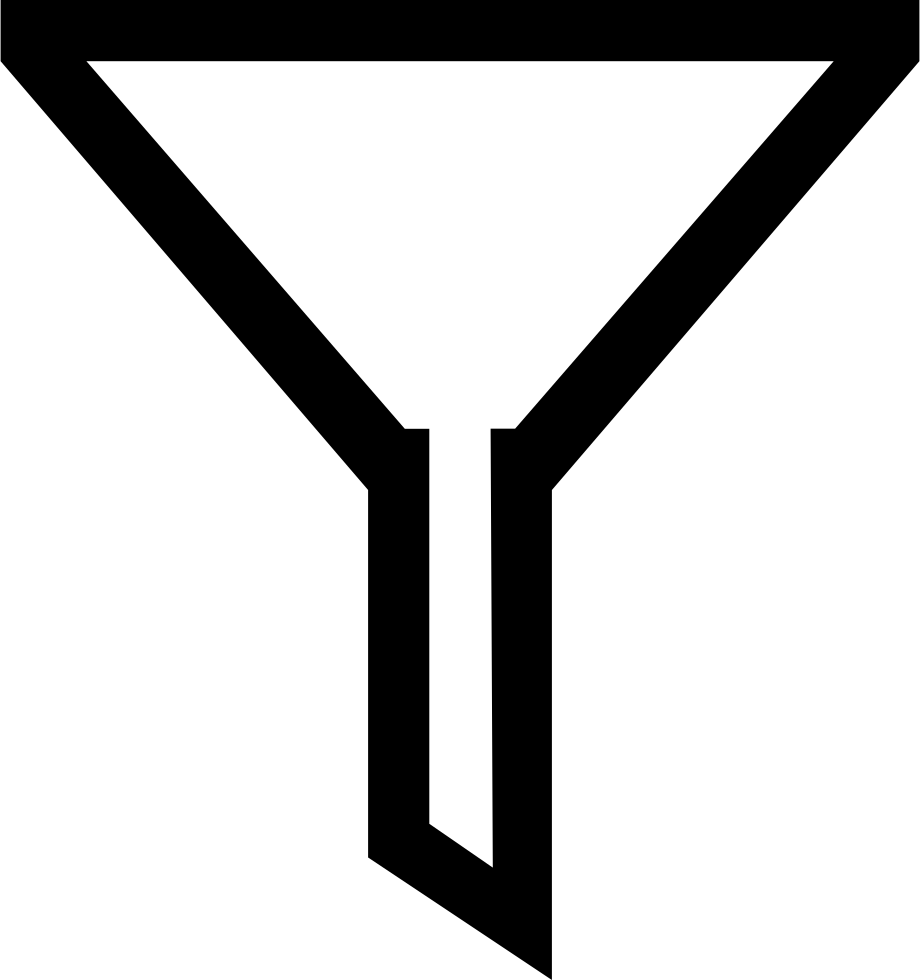 Tab Filter Comments - Filter Icon White Png (920x980)
