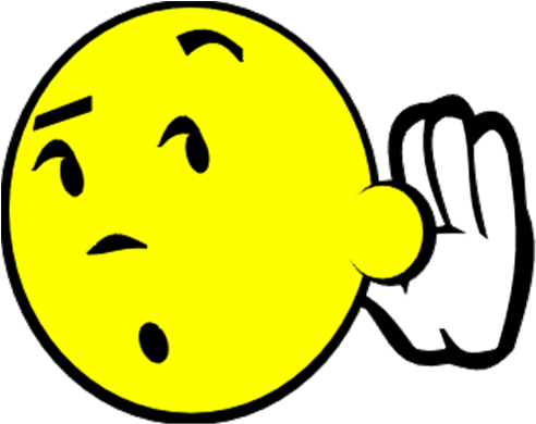 •stay Still - •think - Listening Clipart (498x389)