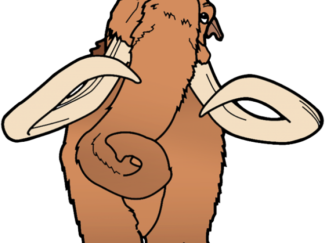 Mammoth Clipart Manny - Ice Age Colouring Page (640x480)