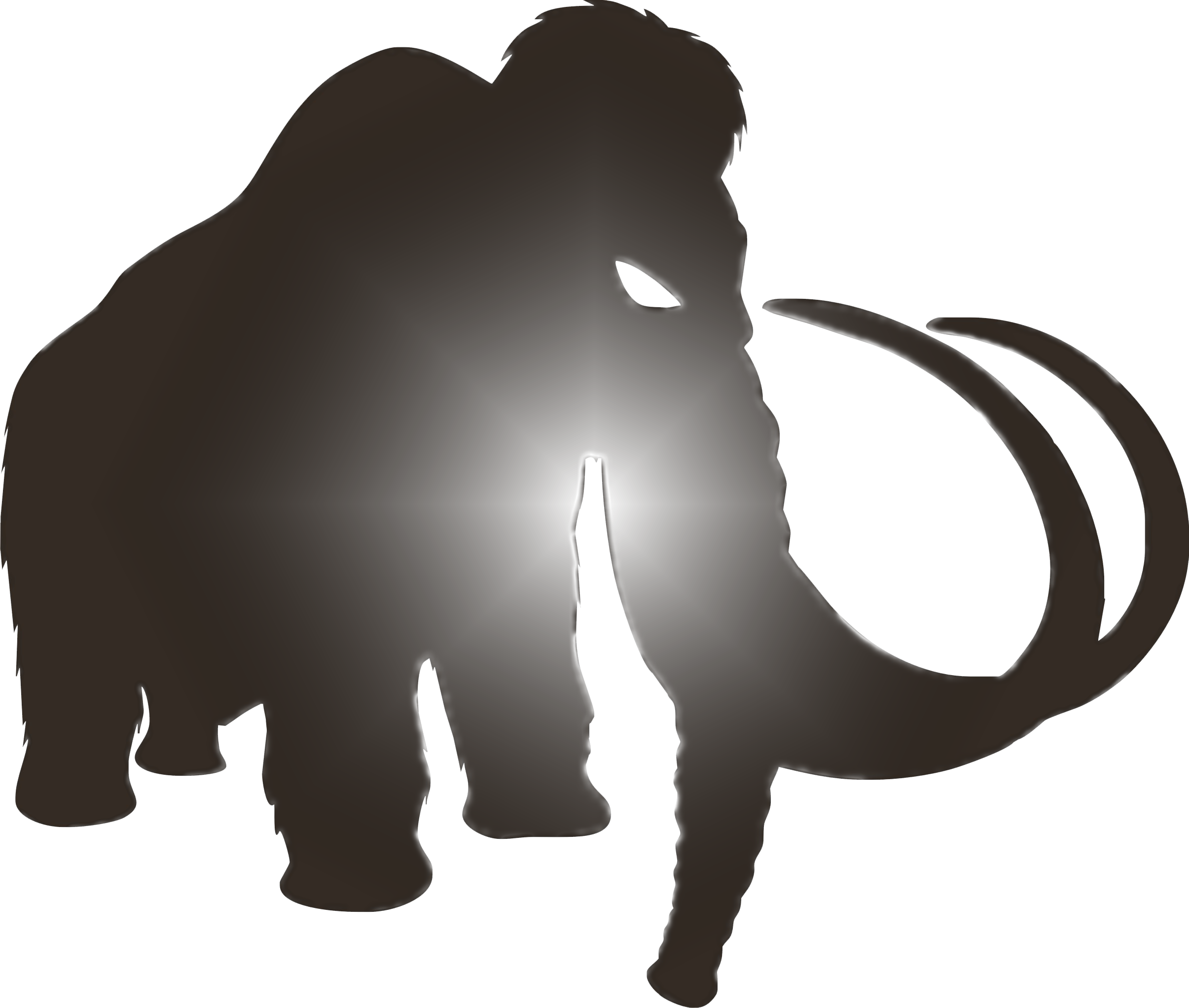 Mammoth Clipart Transparent - Vector Graphics (2411x2044)