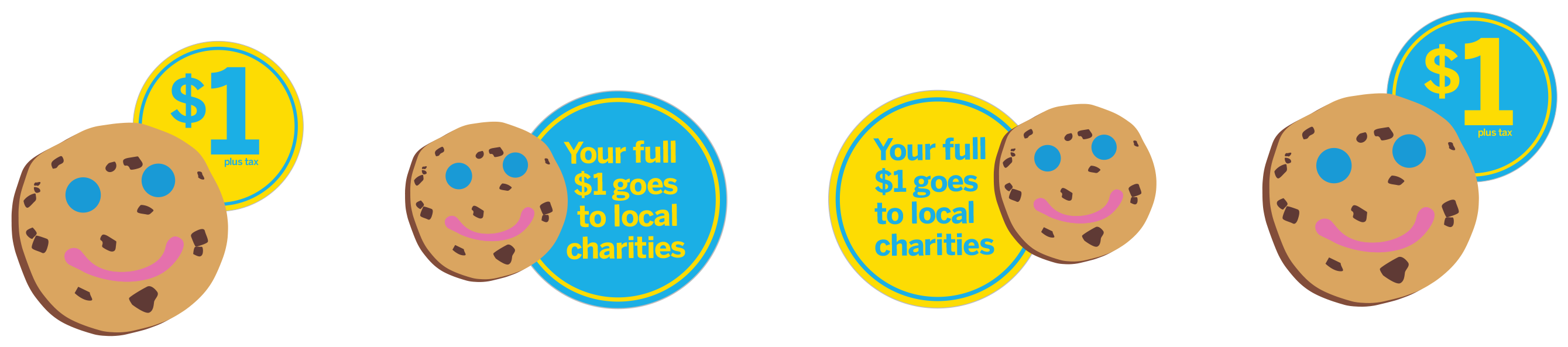 Smile Cookie Smile Cookie Showcase Clings - Cookie (2700x750)