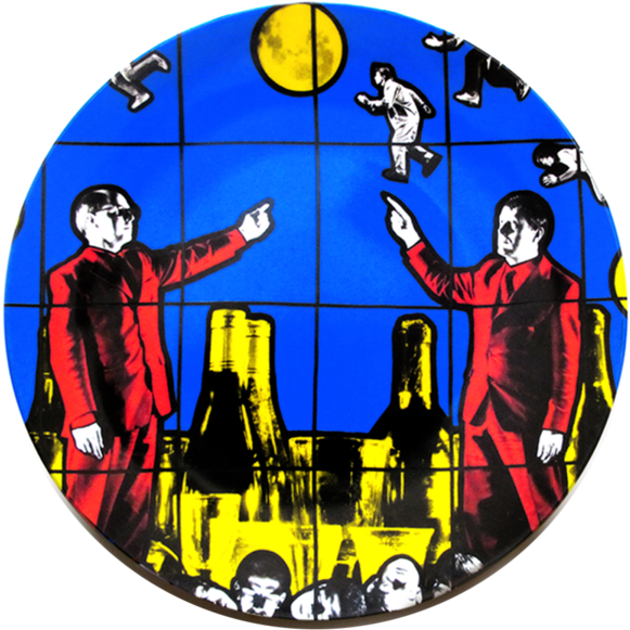 Plate Back - Gilbert And George Plates (600x600)