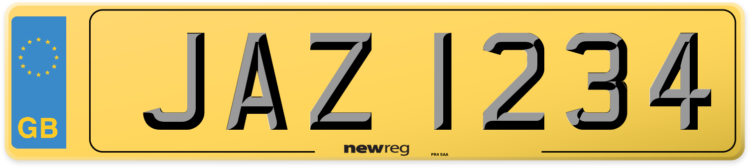 Northern Irish Style Number Plate Example Displaying - Uk Reg (1514x346)
