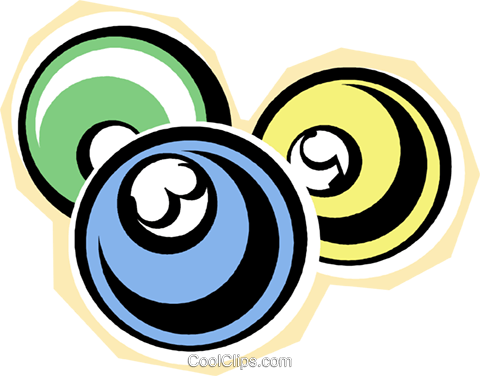 Billiard Balls Royalty Free Vector Clip Art Illustration - Nine-ball (480x376)
