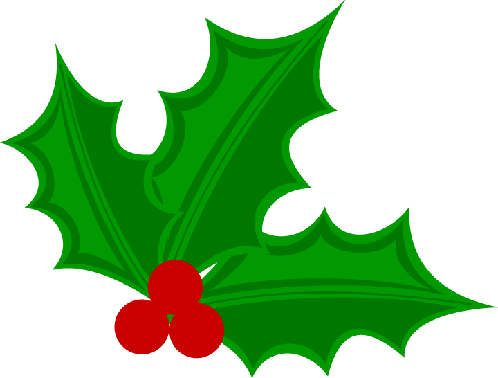Black And White Library Collection Of Transparent High - Transparent Background Holly Clipart (720x546)