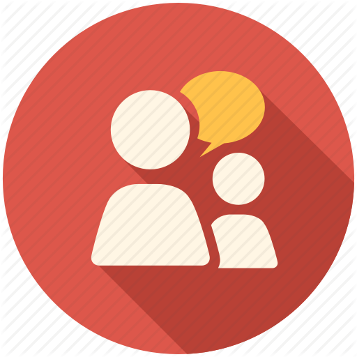 Vector Black And White Download Communication Media - People Talk Icon Png (512x512)