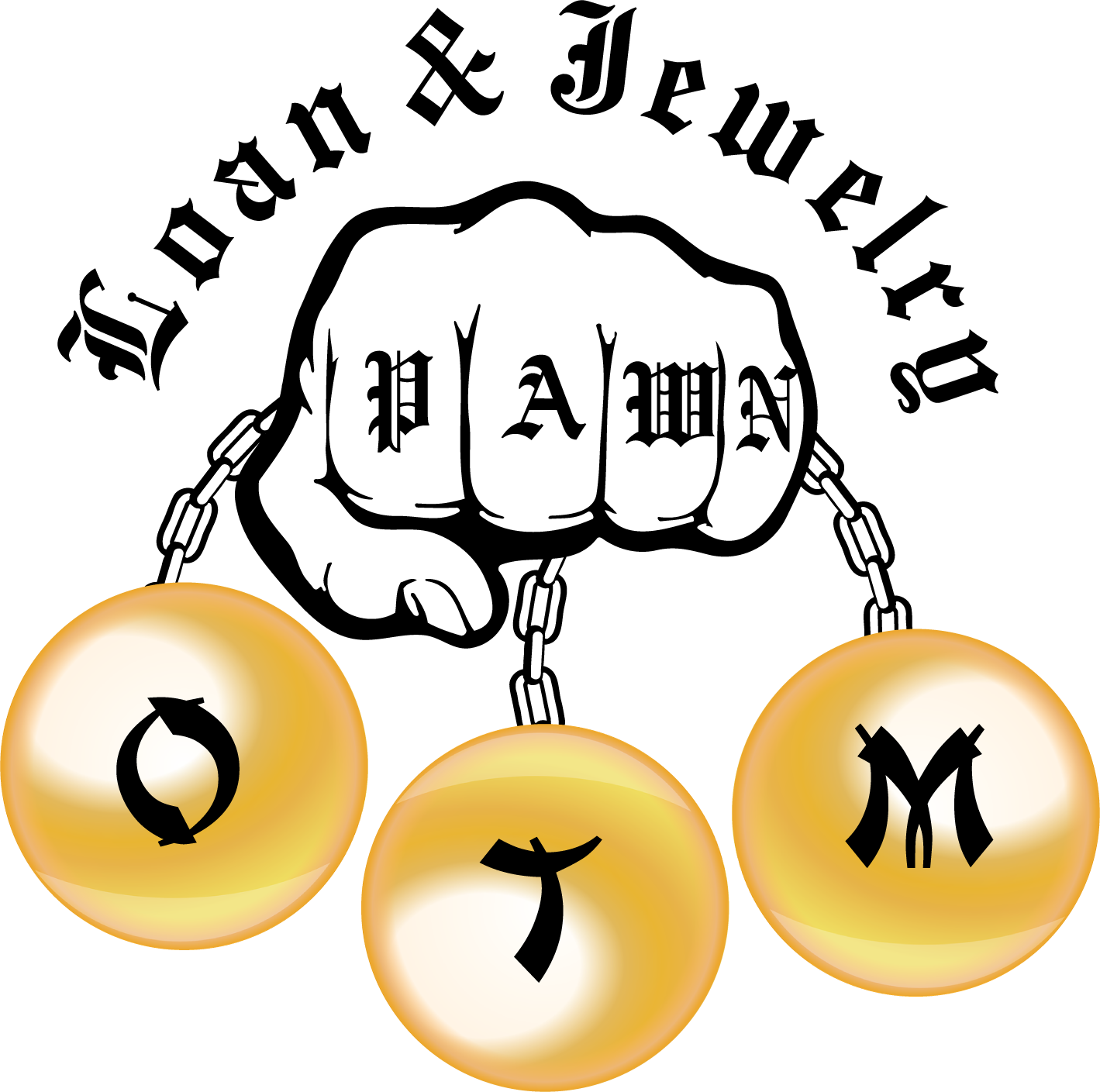 Bracelets Otm Pawnshop - Fist Pump Clipart (1419x1409)