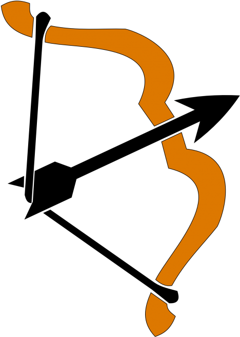 Bow And Arrow Png Bow Arrow Png Transparent Image Pngpix - Bow And Arrow Png (500x685)