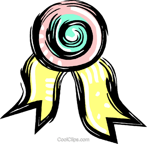Award Ribbon Royalty Free Vector Clip Art Illustration - Organization (480x471)