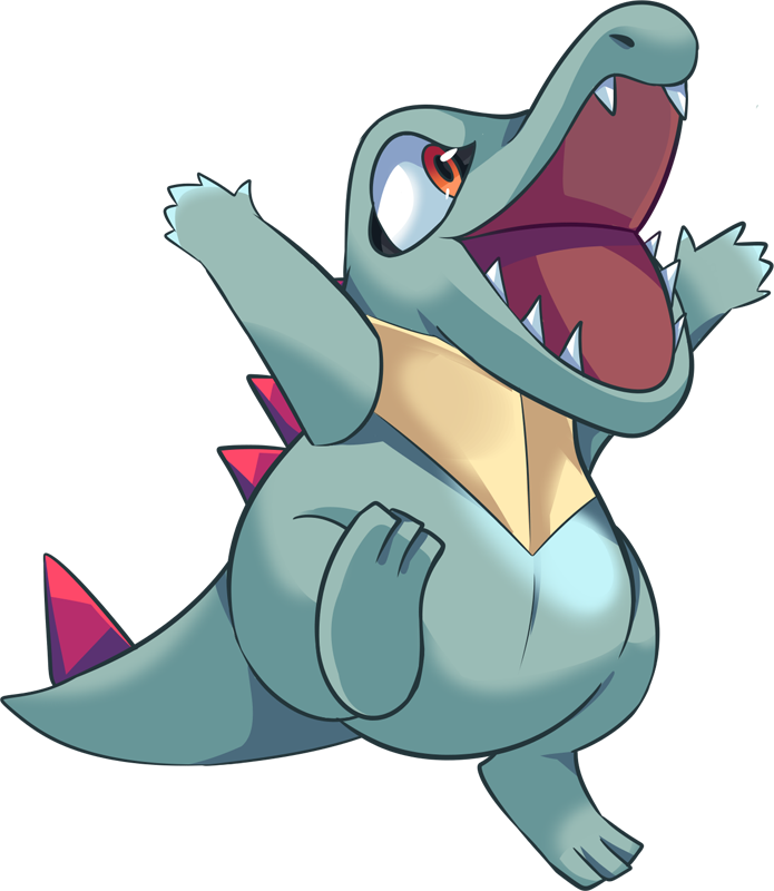 Clipart Download Totodile Pok Dex Stats Moves Evolution - Pokemon Totodile (695x800)