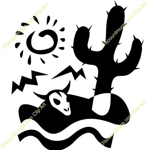 Adaptaciones Vegetales Al Bioma De Desierto Clipart - Desert (500x500)