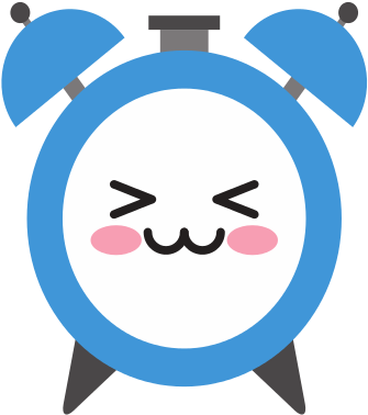 Jpg Black And White Library Clock Character Icons By - Alarm Clock (550x550)