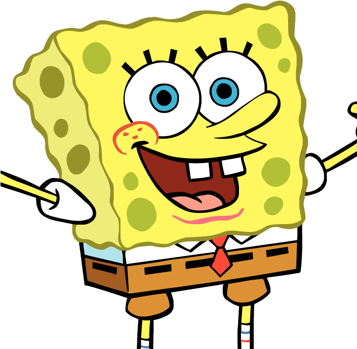 Clip Art Black And White Give Fields A Chance Lyrics - Spongebob Schwammkopf (725x725)