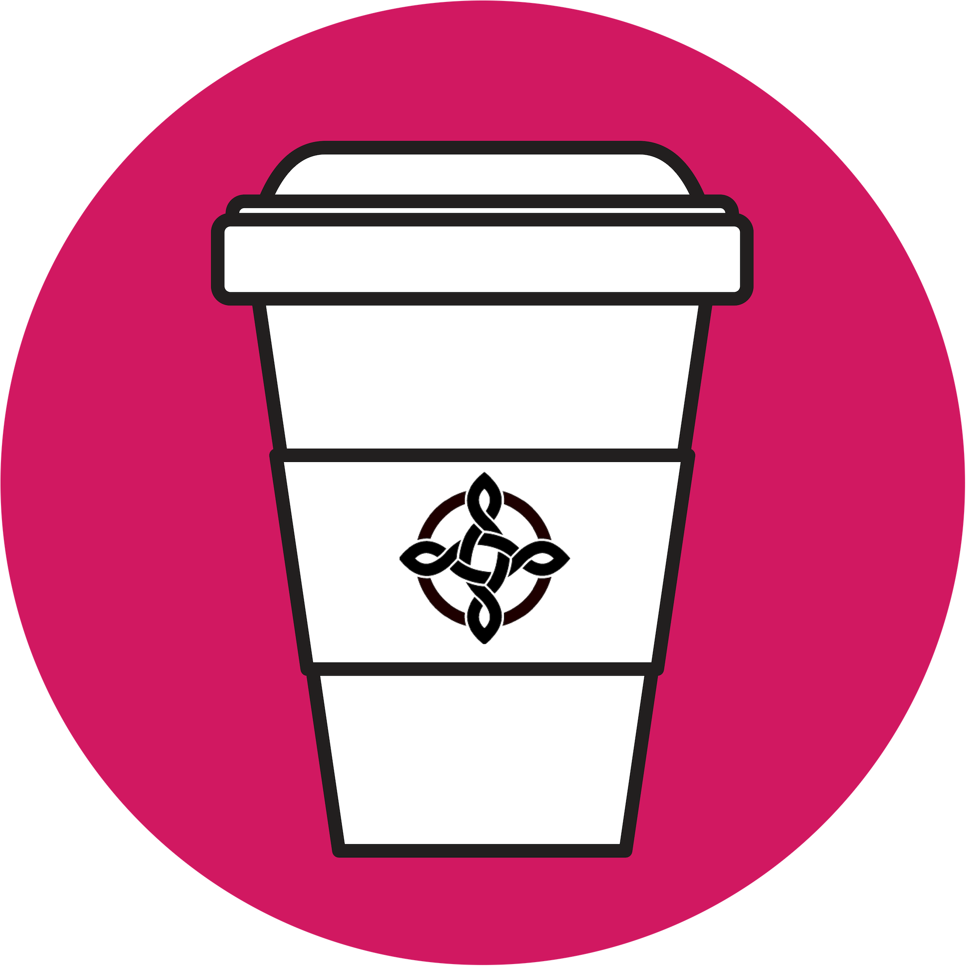 Cav A Coffee Badge “ - Illustration (2000x2000)