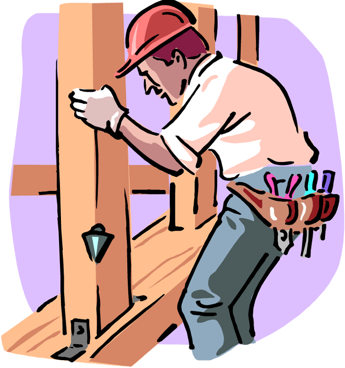 Can I Be An Owner/builder For My Timber Frame House - Construction Workers Working Clipart (702x750)