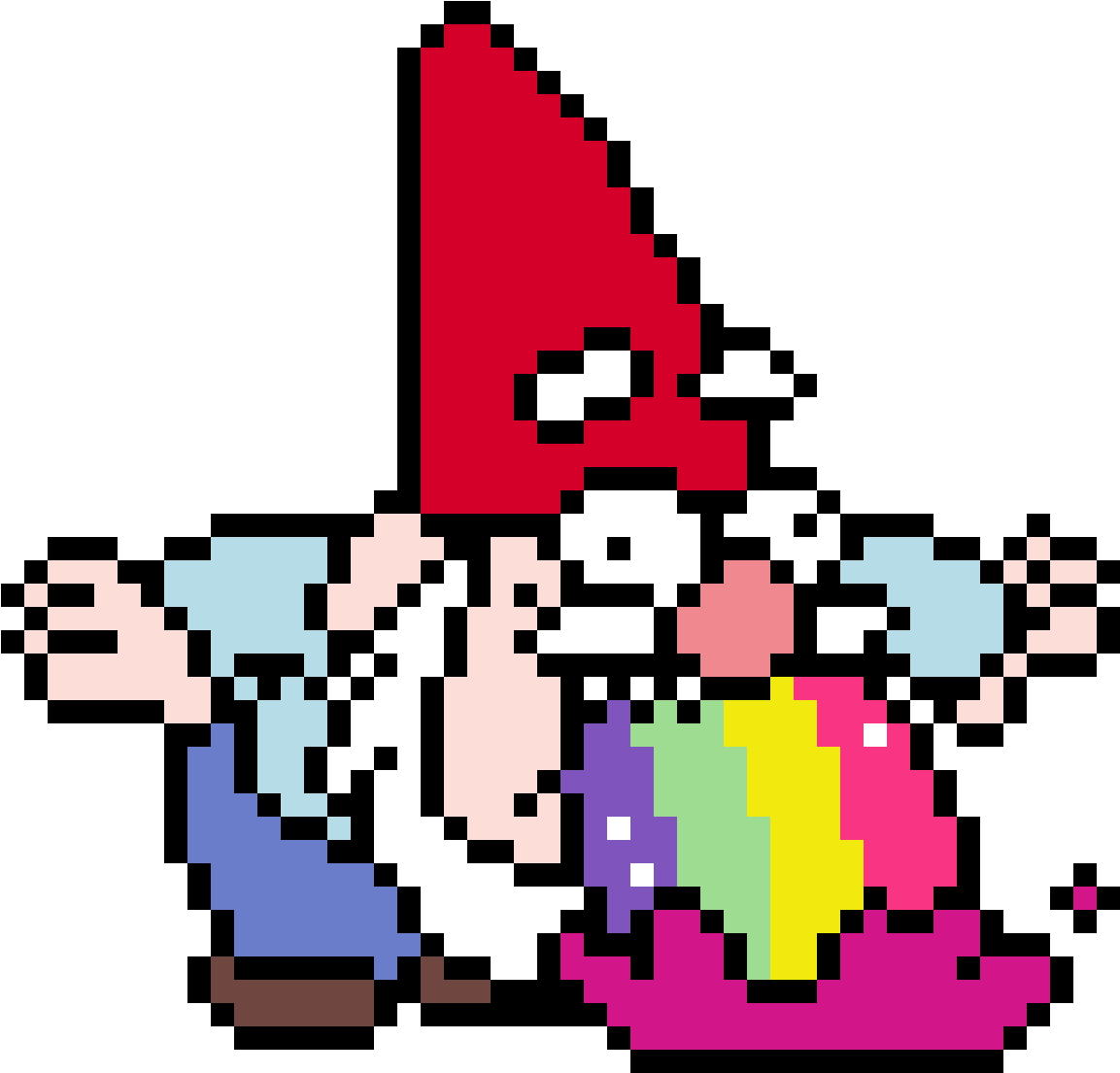 Throwing Up Gnome From Gravity Falls - Pixel Art Gravity Falls (1200x1152)