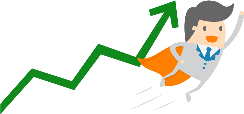 Finance Clipart Increase - Work Growth (800x370)