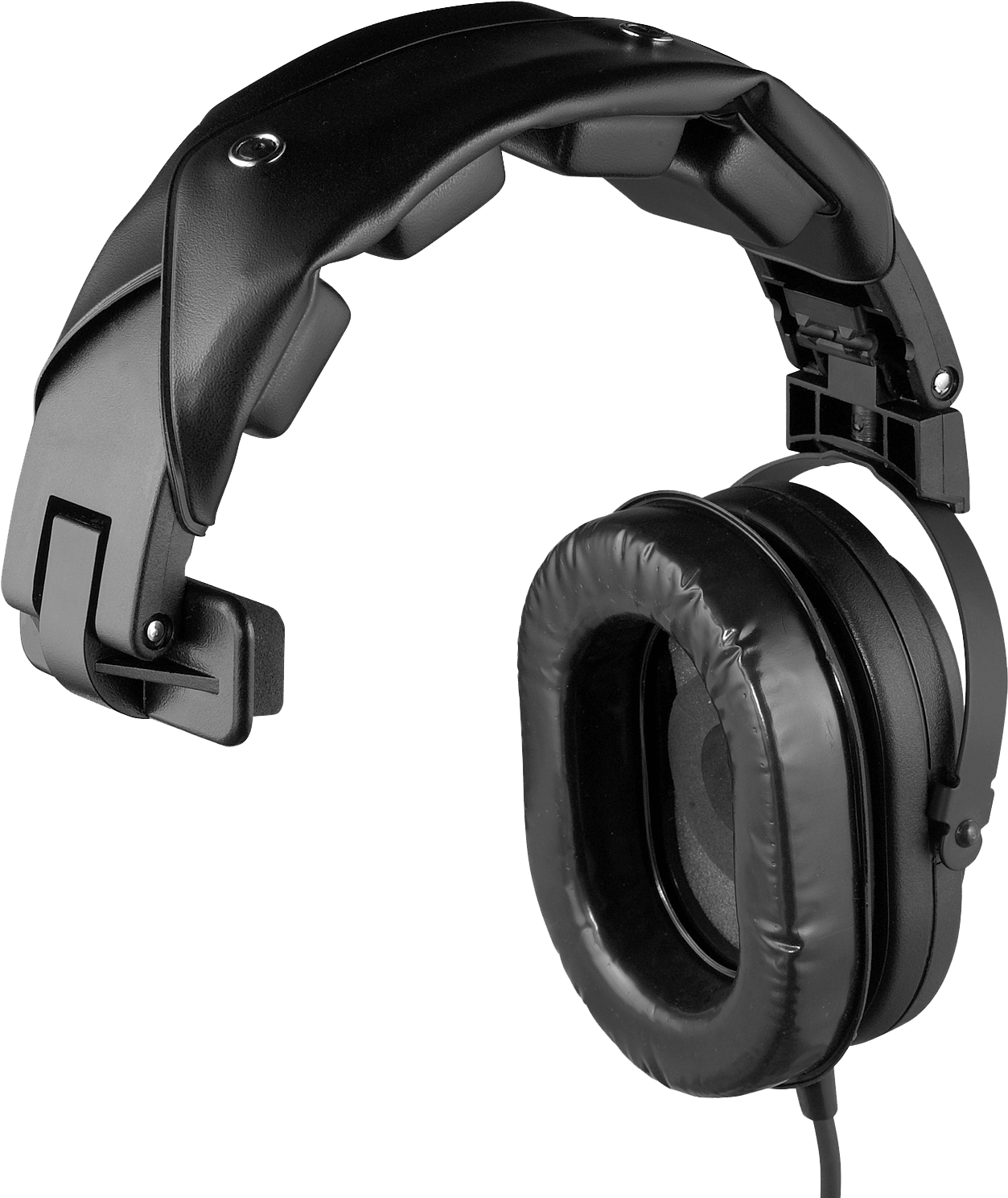 Headphone Transparent Telex Clip Art - Telex Hr-1 Single Sided Headset With Noise-cancelling (1487x1487)