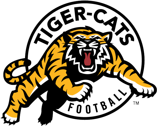 Cfl's Hottest Team With Victories In Seven Of Their - Hamilton Tiger Cats Logo Png (625x625)
