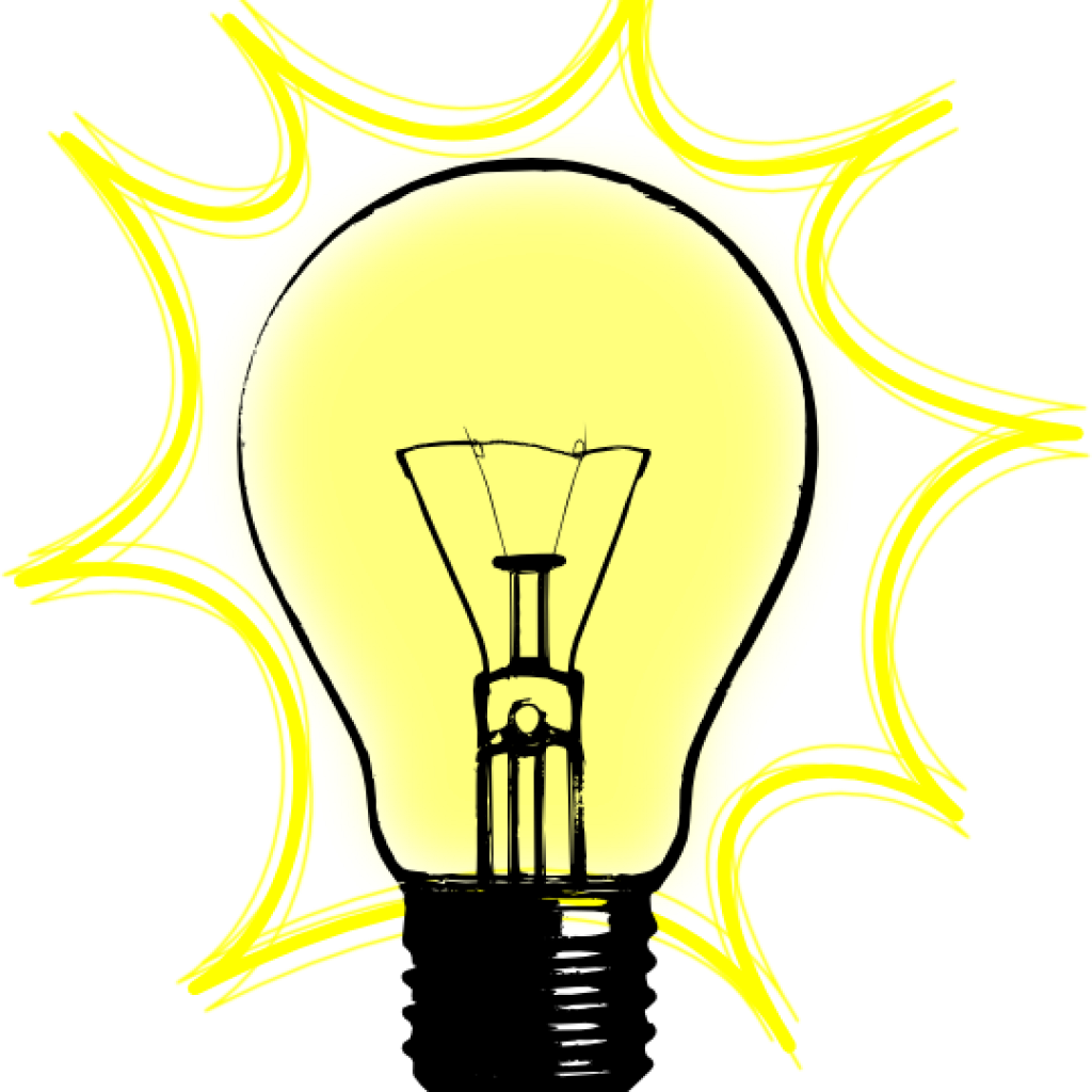 Light Free Birthday Hatenylo Com Bulb Clip - Light Bulb Clip Art Png (1024x1024)