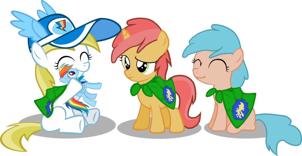 Fans Of The Cmc And Dashie By - Cartoon (1024x529)