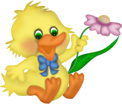 Easter Cartoons, Easter Chick, Baby Yellow, Happy Easter, - Transparent Background Baby Transparent Clipart (470x400)
