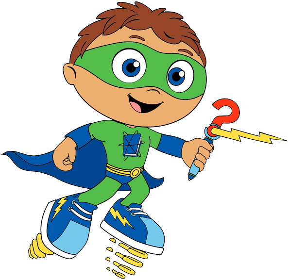 Super Why Clip Art - Super Why Birthday Printable (595x577)