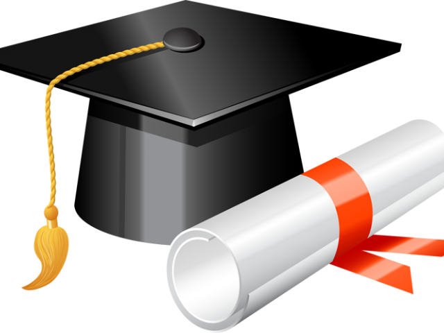 Graduation Day Cap - Graduation Cap And Diploma Png (640x480)