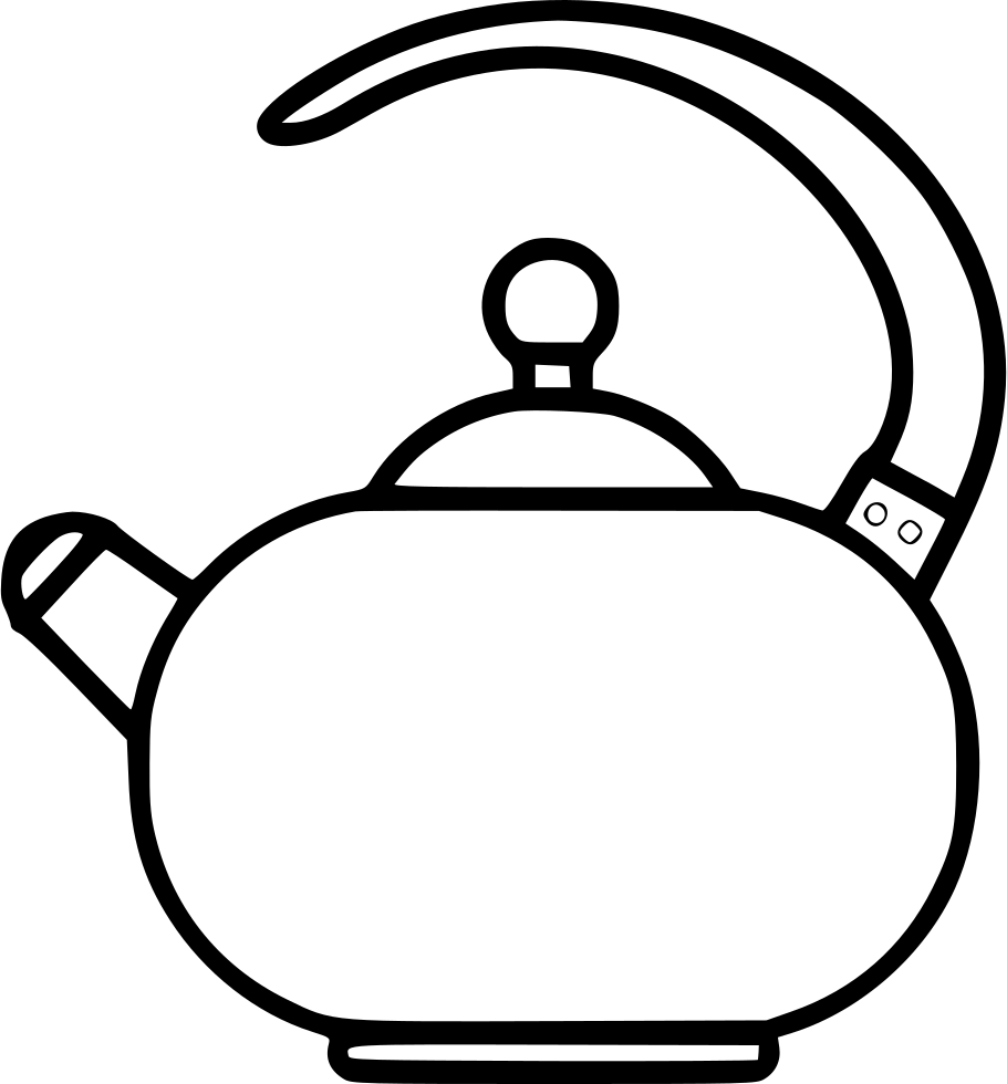 Kettle Svg Png Icon Free Download - Tea (910x980)