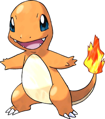 Pokemon Clipart Human Charmander - Pokemon Charmander (424x480)