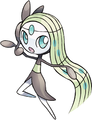 No Caption Provided - Pokemon 20th Anniversary Meloetta (409x434)