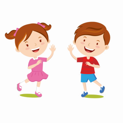 Greeting Free Hq Image - Transparent Child Clipart (399x400)