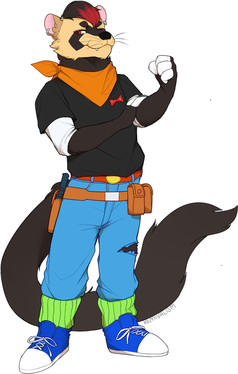 [c] Android 17 Bandit By Remivalism - Cartoon (976x1366)