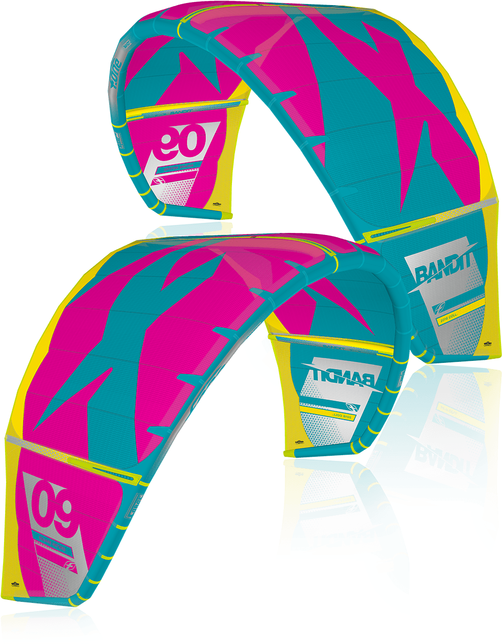 Orange / Turquoise Bandit Xi - F One Bandit Png (1280x1280)