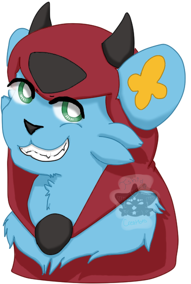 Bandit Bust - - - Cartoon (600x600)