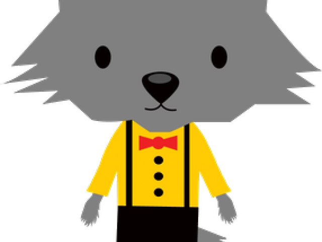 Red Riding Hood Clipart Sleeping - Red Riding Hood Wolf Clipart (640x480)