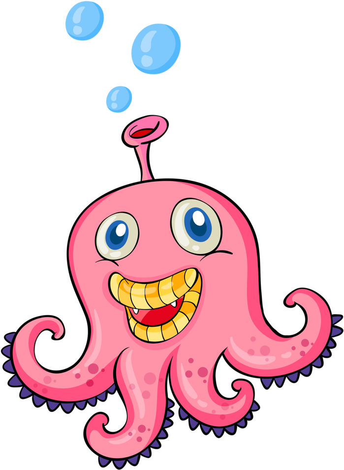 ○•‿✿⁀monster Mash‿✿⁀•○ - Octopus (772x1024)