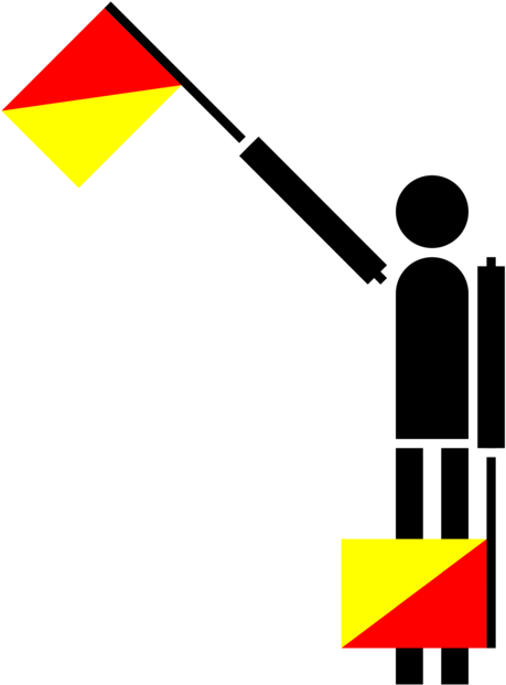 Flag Semaphore International Maritime Signal Flags - Semaphore Flag U (824x750)