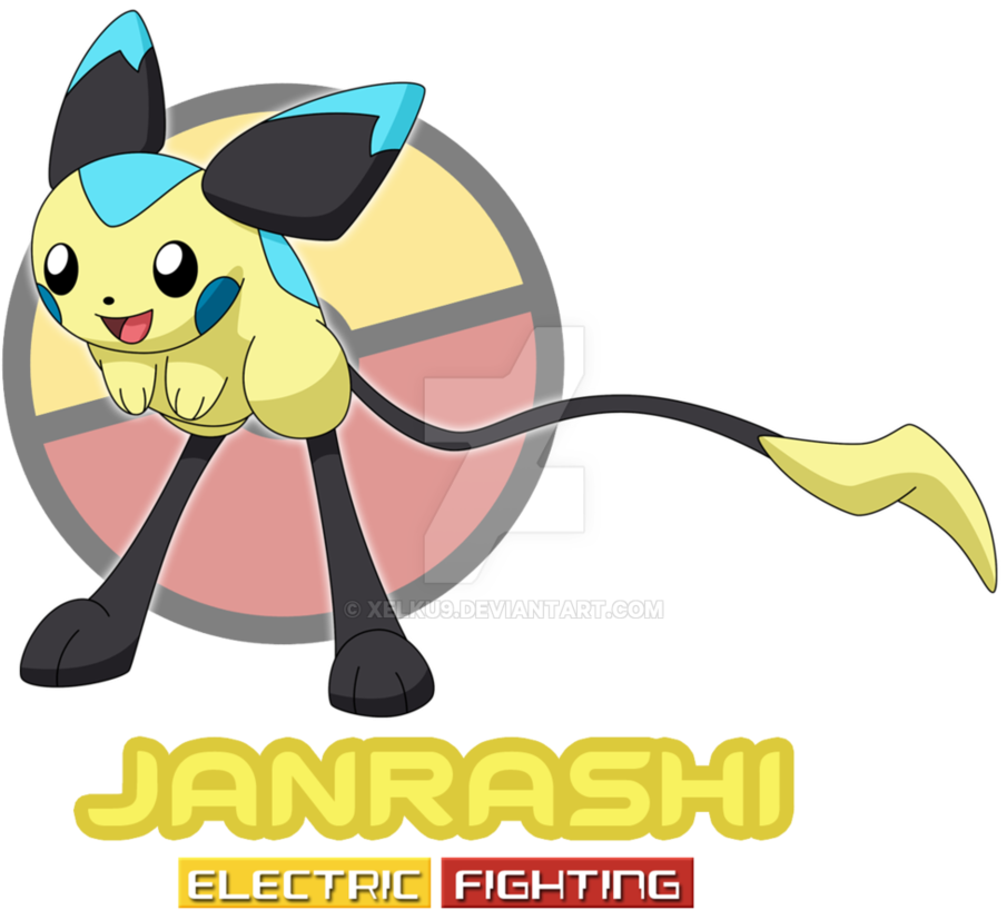 Fakemon Electric Jerboa By Xelku9 - Pokémon (948x842)