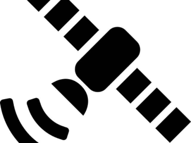 Satellite Clipart Outline - Satellite Symbol Png (640x480)