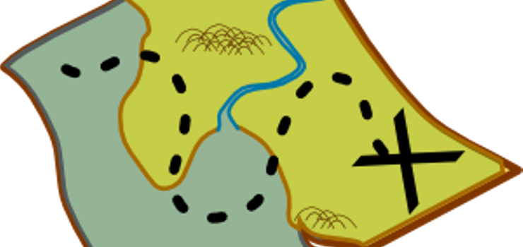 Actionbound Schnitzeljagd A Smartphone Rally - Map Clipart Png (740x350)