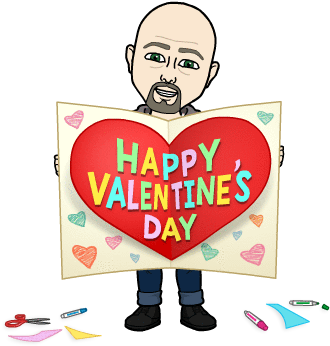 I Am A Valentine's Day Scrooge - Bitmoji Happy Valentines Day (398x398)