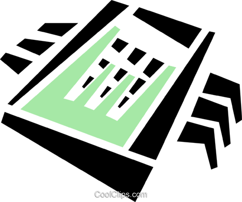 Processing Chip Royalty Free Vector Clip Art Illustration - Graphic Design (480x400)