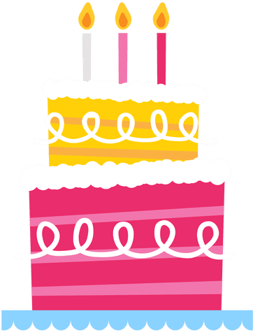 Clipart Transparent Library Pink Birthday Transparent - Torta De Cumpleaños Png (512x512)