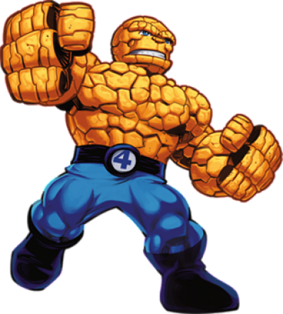 Thing Png Clipart - Super Hero Squad Show The Thing (400x444)