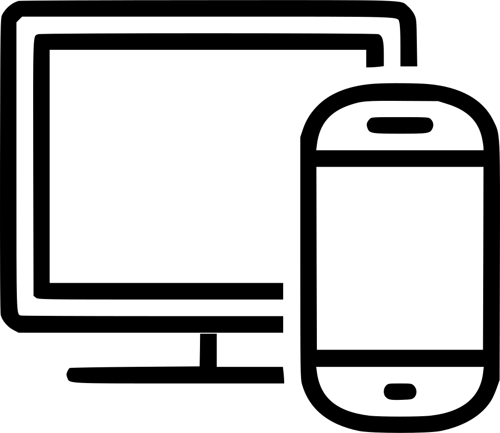 Responsive Smartphone Screen Display - Phone Tablets Svg Images Download (980x850)