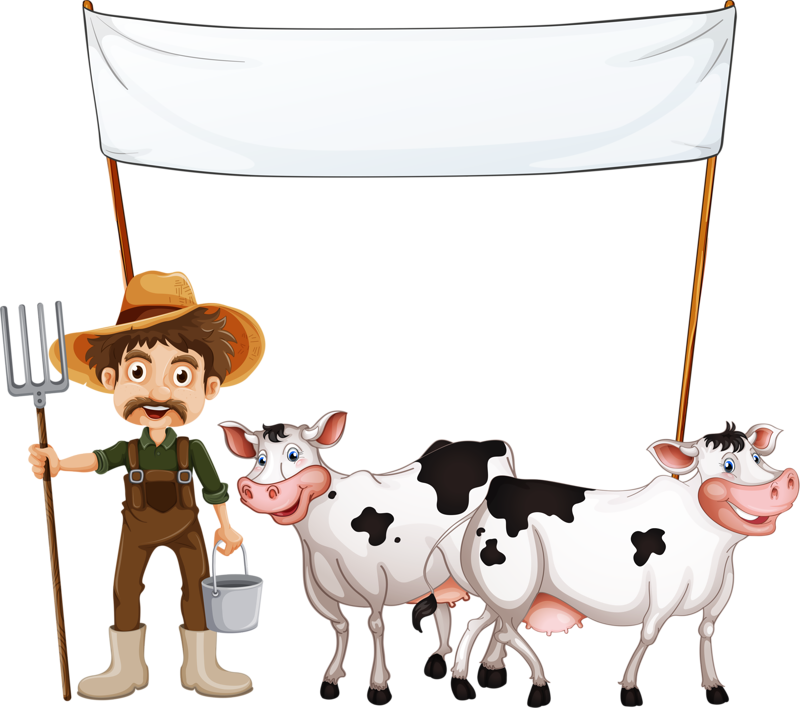 Ideasnotesstickersthe Farmanimals - Ganadero Para Niños (800x708)