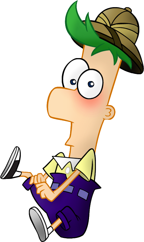Ferb By Ask Ferb Fletcher - Phineas And Ferb Wearing Hat (640x880)