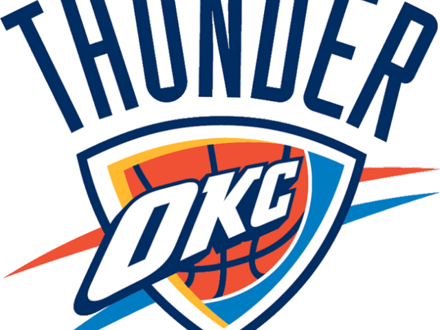 Oklahoma City Thunder Clipart Transparent - Oklahoma City Thunder Colors (640x480)