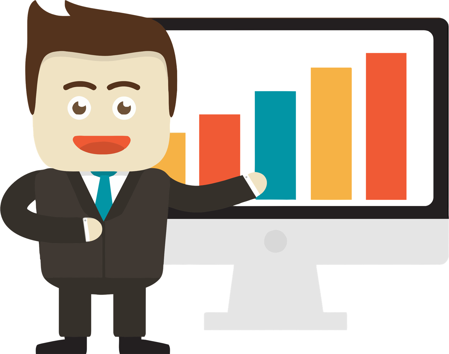 Business Man Art - Businessman Clipart (1500x1181)